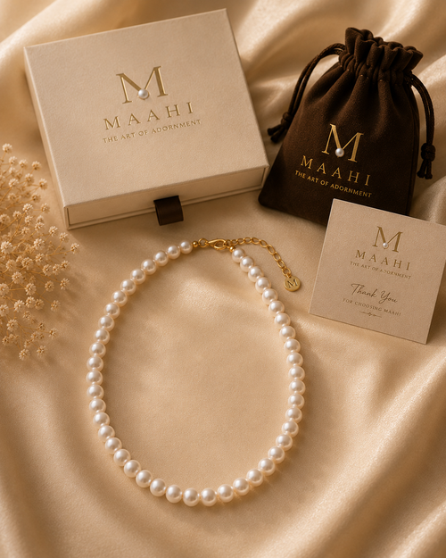 Classic Pearl Necklace - The MAAHI Pearl Edit